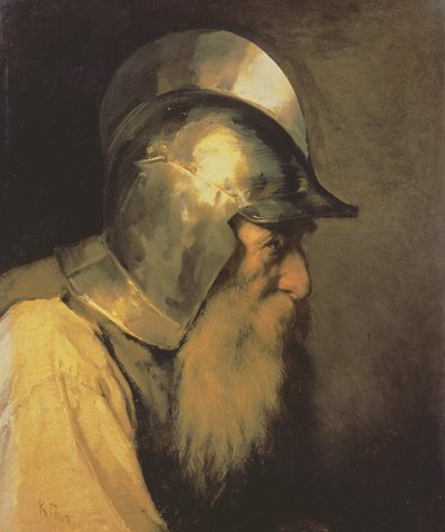 Un Vecchio Guerriero del Tempo degli Ugonotti, 1870 da Karlis Fridikh Huns