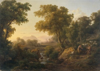 Paesaggio classico italiano da Karoly I Marko