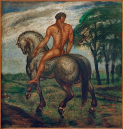 Cavaliere mattutino (Cavaliere solitario) da Karoly Kernstok