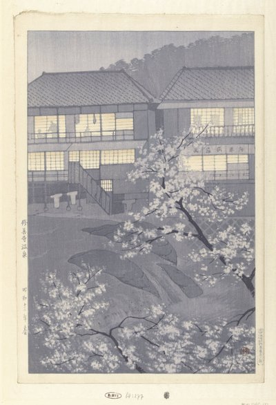 Le sorgenti termali di Shuzenji da Kasamatsu Shirô