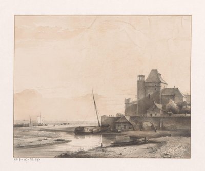 Castello su un fiume da Kasparus Karsen