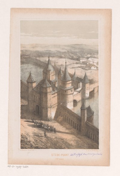 Porta della città nel tredicesimo secolo da Kasparus Karsen