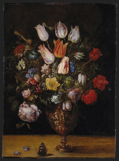 Fiori in un vaso da Kasper or Gaspar van den Hoecke