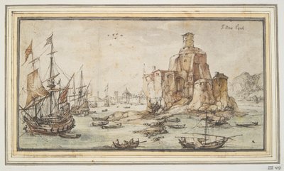 Scena del Porto da Kasper van Eyck