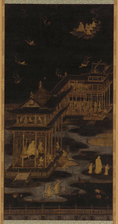 Paradiso di Amida Buddha Amitabha, periodo Heian, 794-1185 da Kasuga Kaishi