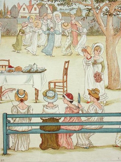 Una festa in giardino da Kate (after) Greenaway