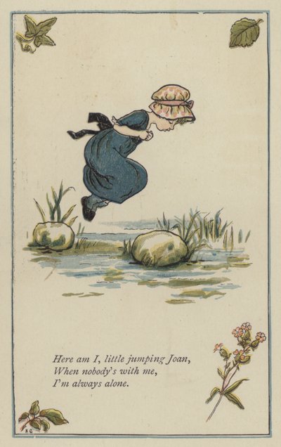 Eccomi, piccola Joan saltellante da Kate (after) Greenaway