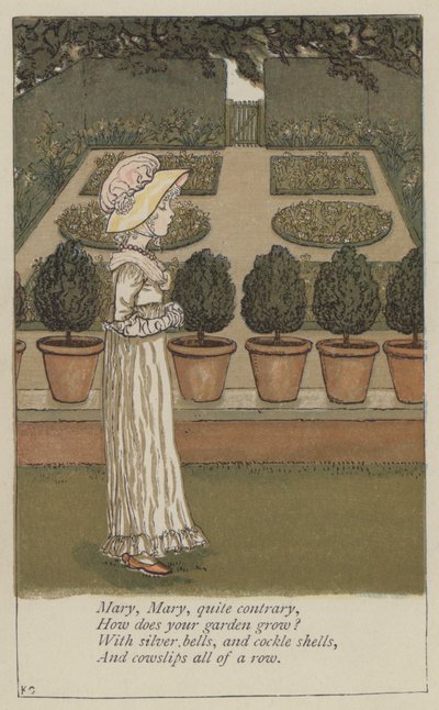Mary, Mary, piuttosto contraria da Kate (after) Greenaway