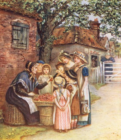 La donna delle ciliegie da Kate (after) Greenaway