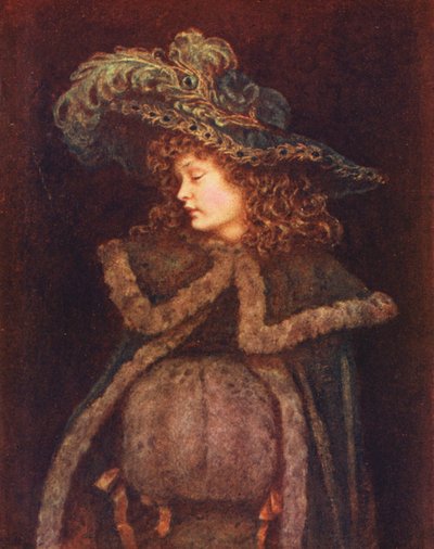La ragazza del pavone da Kate (after) Greenaway