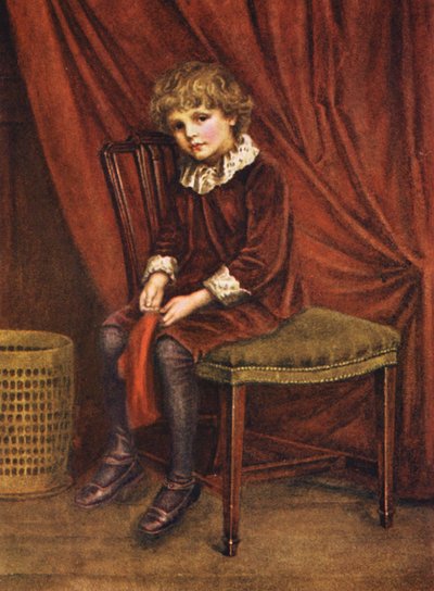 Il ragazzo rosso da Kate (after) Greenaway