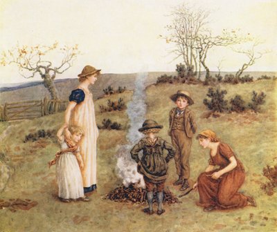 Il fuoco di bastoni da Kate (after) Greenaway