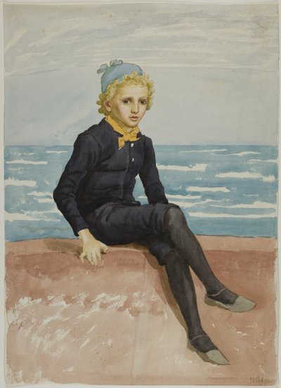 Eddie in riva al mare da Kate Greenaway