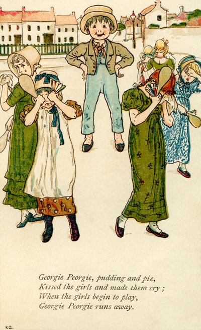 Georgie Peorgie pudding e da Kate Greenaway