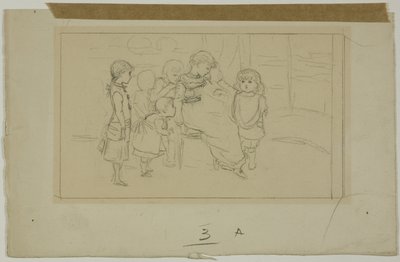 Gruppo di bambini da Kate Greenaway