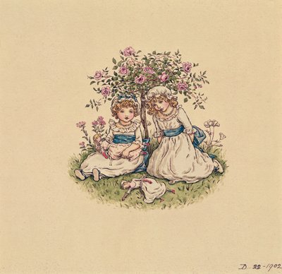 Illustrazione per il giorno di San Valentino, 1902 da Kate Greenaway
