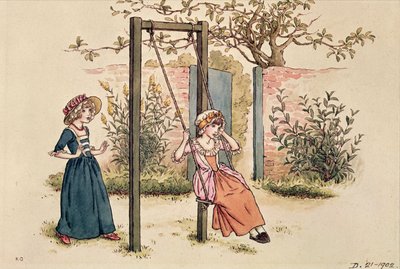Illustrazione per il Giorno di San Valentino, 1914 da Kate Greenaway