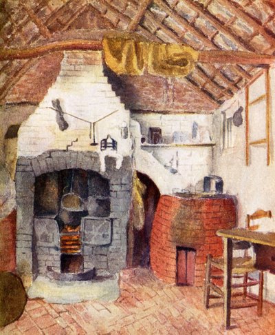 Nel cottage dei Chappell a Rolleston da Kate Greenaway