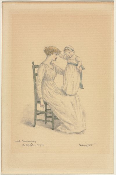 Madre e figlio da Kate Greenaway