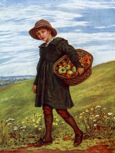 Verso il villaggio di Kate Greenaway da Kate Greenaway
