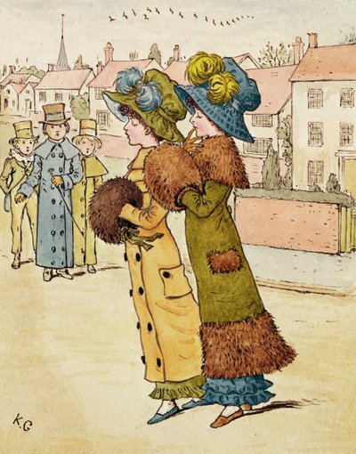 Passeggiata, XIX secolo da Kate Greenaway