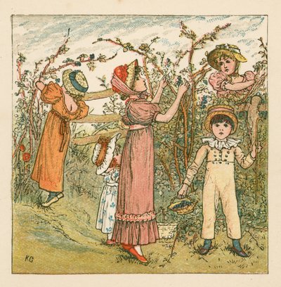 Raccolta di more da Kate Greenaway