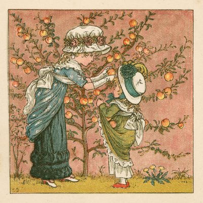 Raccolta di pesche da Kate Greenaway