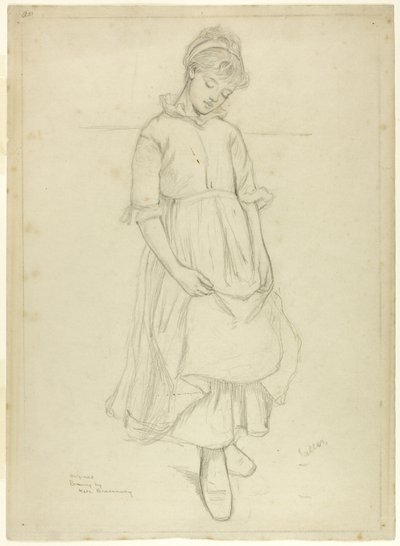 Ragazza in piedi da Kate Greenaway