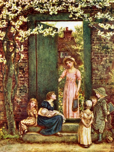 La porta aperta di Kate Greenaway da Kate Greenaway