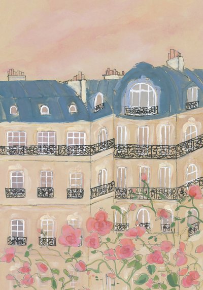 Tramonto sui palazzi di Parigi da Katharina Puritscher