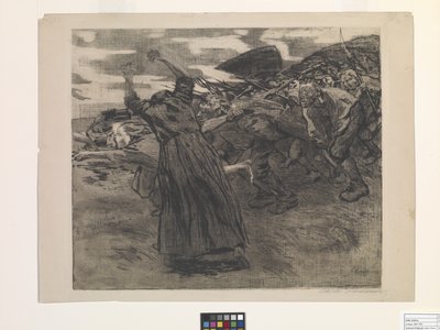 Losbruch (Outbreak) da Käthe Kollwitz