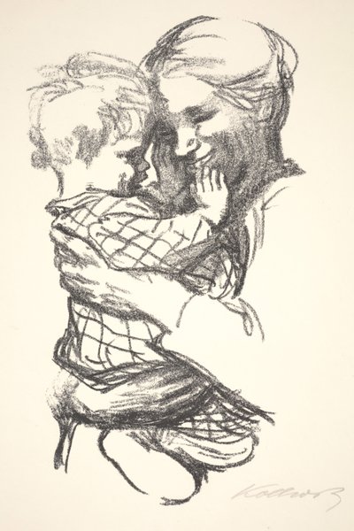 Madre con Bambino in Braccio da Käthe Kollwitz