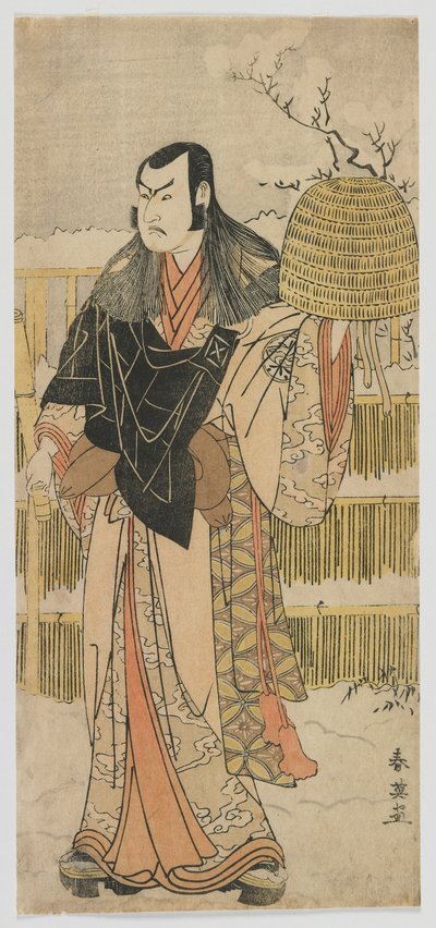 Attore Kabuki Nakamura Juzo II come Kakokawa Honzo nell