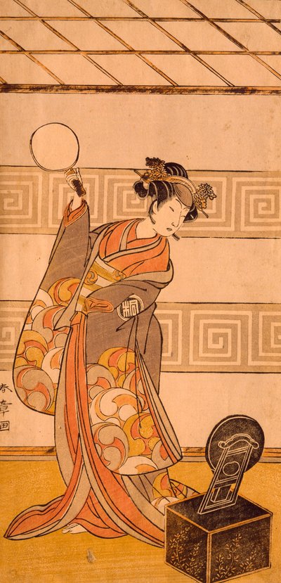 Attore Arashi Sangoro II in parte femminile da Katsukawa Shuncho