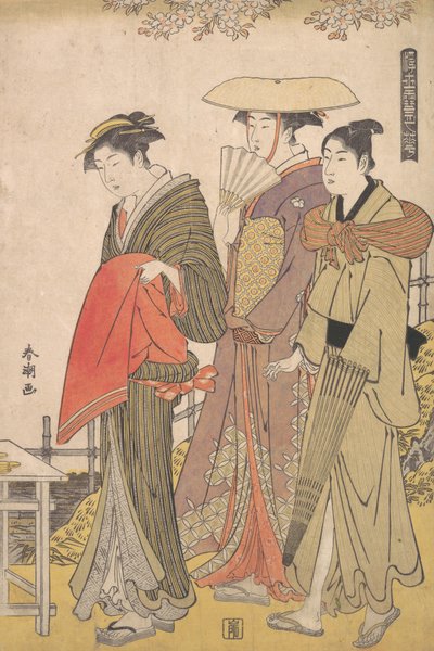La bellezza del mondo fluttuante da Katsukawa Shuncho