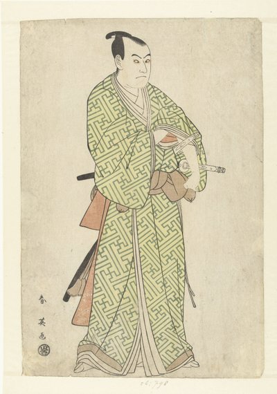 Ritratto di attore di Sawamura Sojuro III nel ruolo di Kakogawa Honzo da Katsukawa Shunei