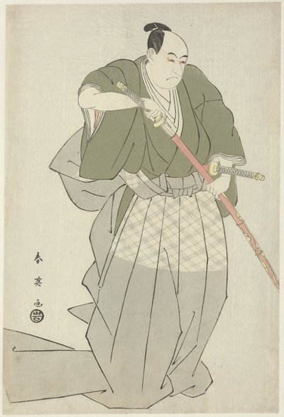 Momonoi Wakasanosuke estrae una spada da Katsukawa Shunei