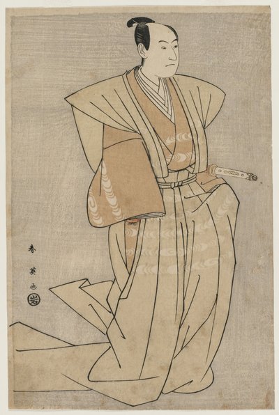 Sawamura Sojuro III come Enya Hangan in Kanadehon Chushingura da Katsukawa Shunei