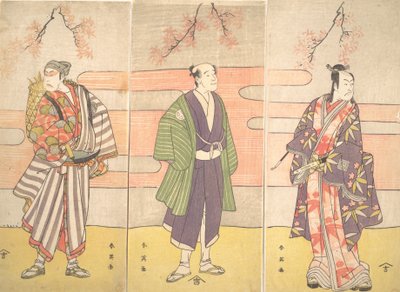 Tre attori non identificati, ca. 1793 da Katsukawa Shun
