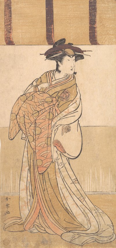 Nakamura Riko nel ruolo di Oiso no Tora, 2° mese, 1782 da Katsukawa Shunjo