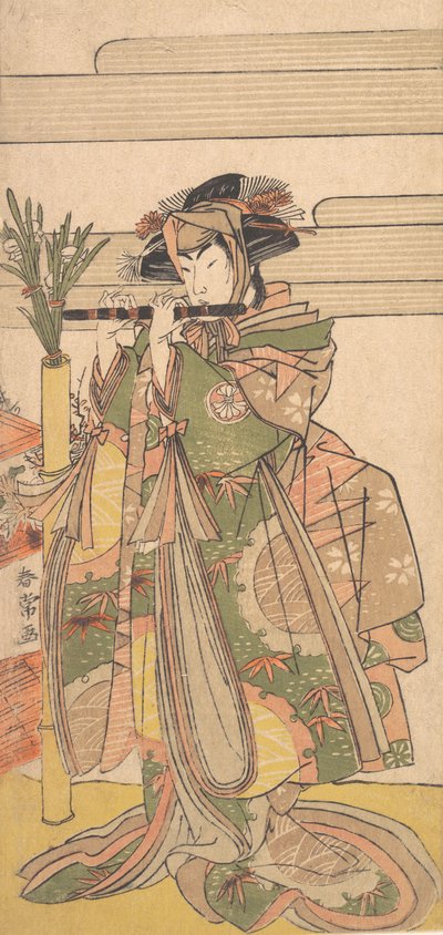 Il terzo Segawa Kikunojo come donna, ca. 1780 da Katsukawa Shunjo