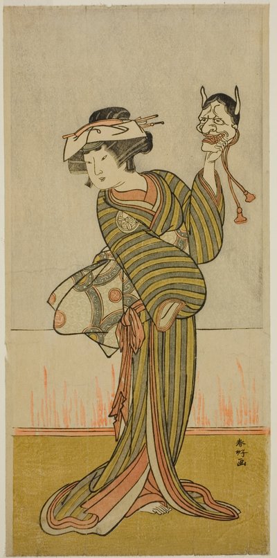 Yamashita Kinsaku II in un ruolo non identificato da Katsukawa Shunkо̄