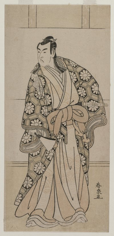 Ichikawa Monnosuke II come un signore da Katsukawa Shunkō II