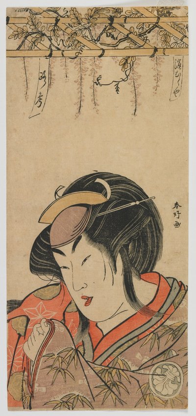 Hamamuraya Roko (Segawa Kikunojo III) periodo Edo, fine anni 1780 da Katsukawa Shunko