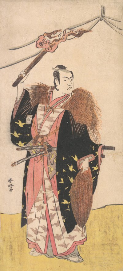 Ichikawa Monosuke II come Soga no Juro Sukenari, ca. 1785 da Katsukawa Shunko