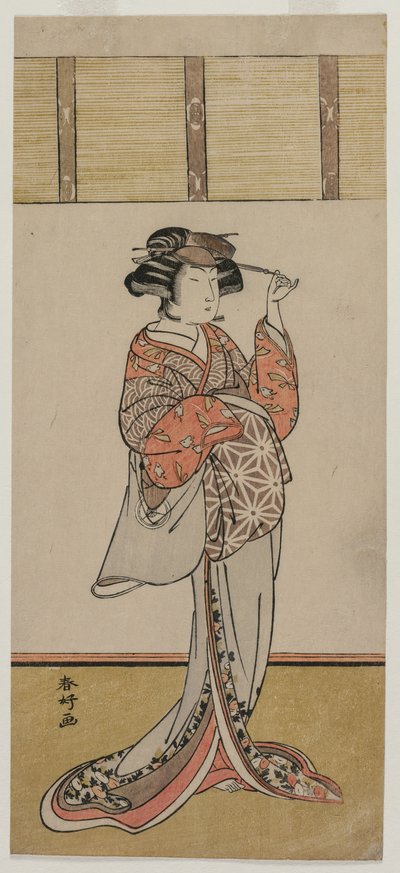 Iwai Hanshiro IV come Oiso no Tora, c. metà 1770s da Katsukawa Shunko