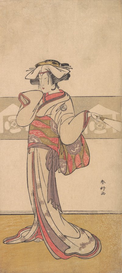 Segawa Kikunojo III nel Ruolo di Oiso no Tora, ca. 1790 da Katsukawa Shunko