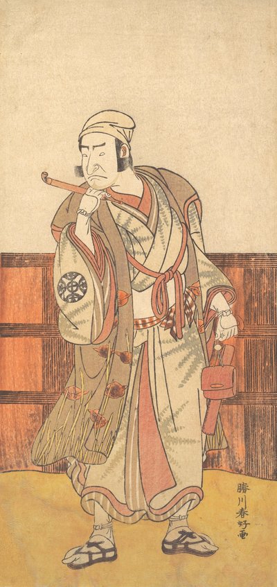 Il primo Nakamura Nakazo nel ruolo di Shimada no Hachizo da Katsukawa Shunko