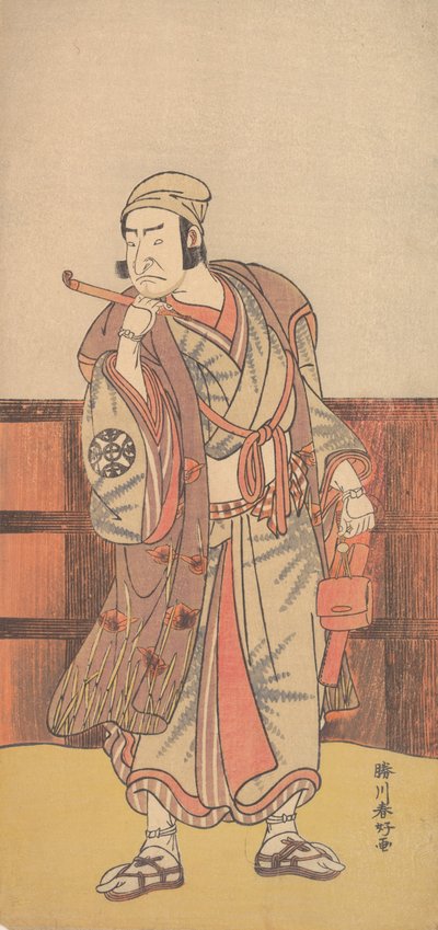 Il primo Nakamura Nakazo nel ruolo di Shimada no Hachizo, 4° mese, 1783 da Katsukawa Shunko