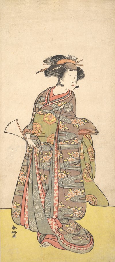 Il primo Nakamura Tomijuro come donna da Katsukawa Shunko
